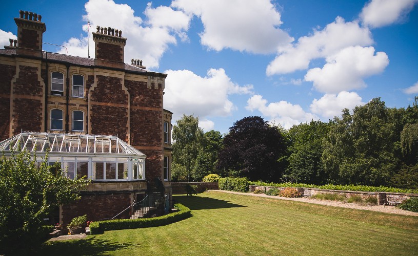 View of The Lord Mayor's Mansion House and surrounding lawn